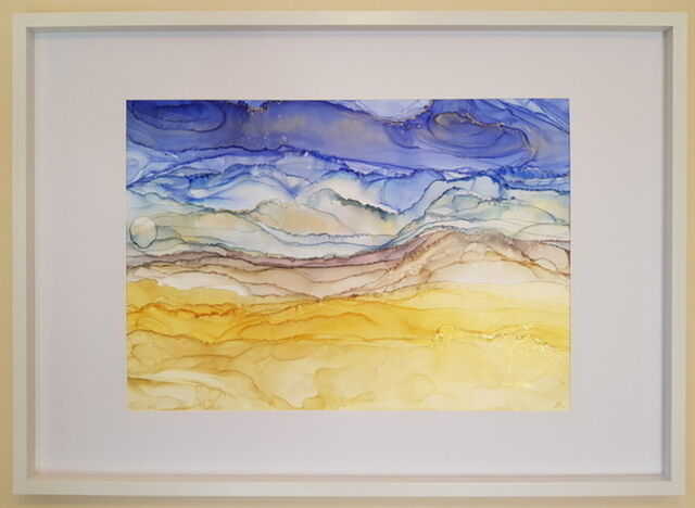 Landscape Art A2 in an A1 Frame A1L001