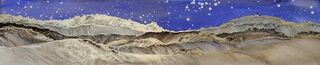 Panorama Nightscape Framed 25 x 92 cm PN004