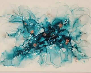 Abstract Art A2 in an A1 Frame A1A011