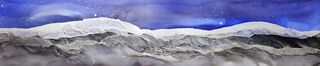 Panorama Nightscape Framed 25 x 92 cm PN009