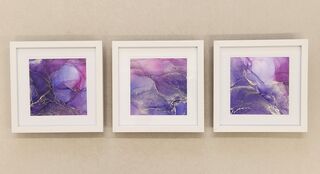 Abstract Art in Square Frame 22 x 22 cm SQA001