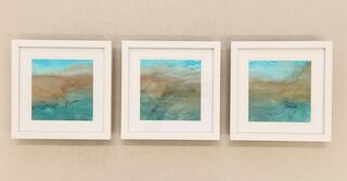 Abstract Art in Square Frame 22 x 22 cm SQA002