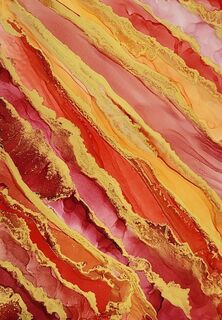 Abstract Art A3 in an A2 Frame A2A005