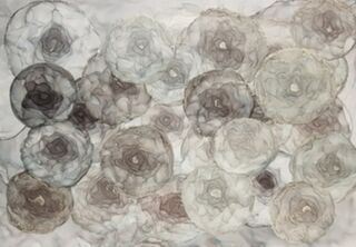 Flower Art A2 in an A1 Frame A1F005