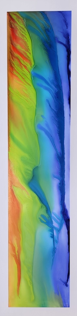 Abstract Art Panel 25 x 92 cm PA001