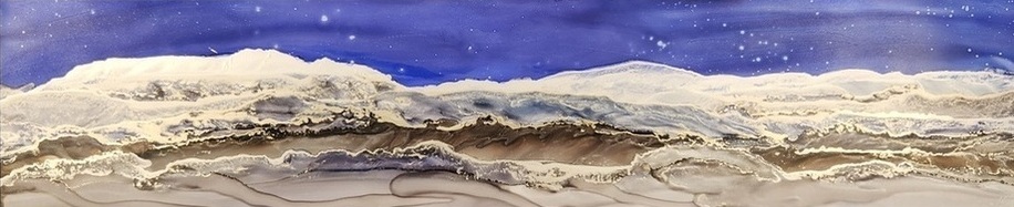 Panorama Nightscape Framed 25 x 92 cm PN020