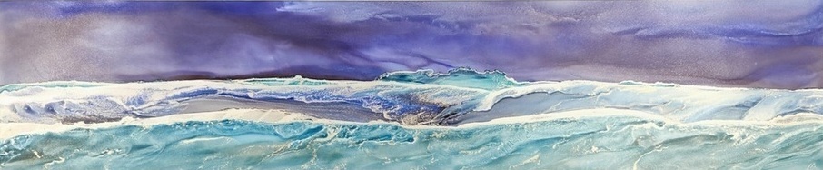 Panorama Seascape Framed 25 x 92 cm PS013